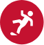 Slip and Fall Accident Icon